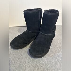 UGG Koolaburra Black Suede Boots | Size 10